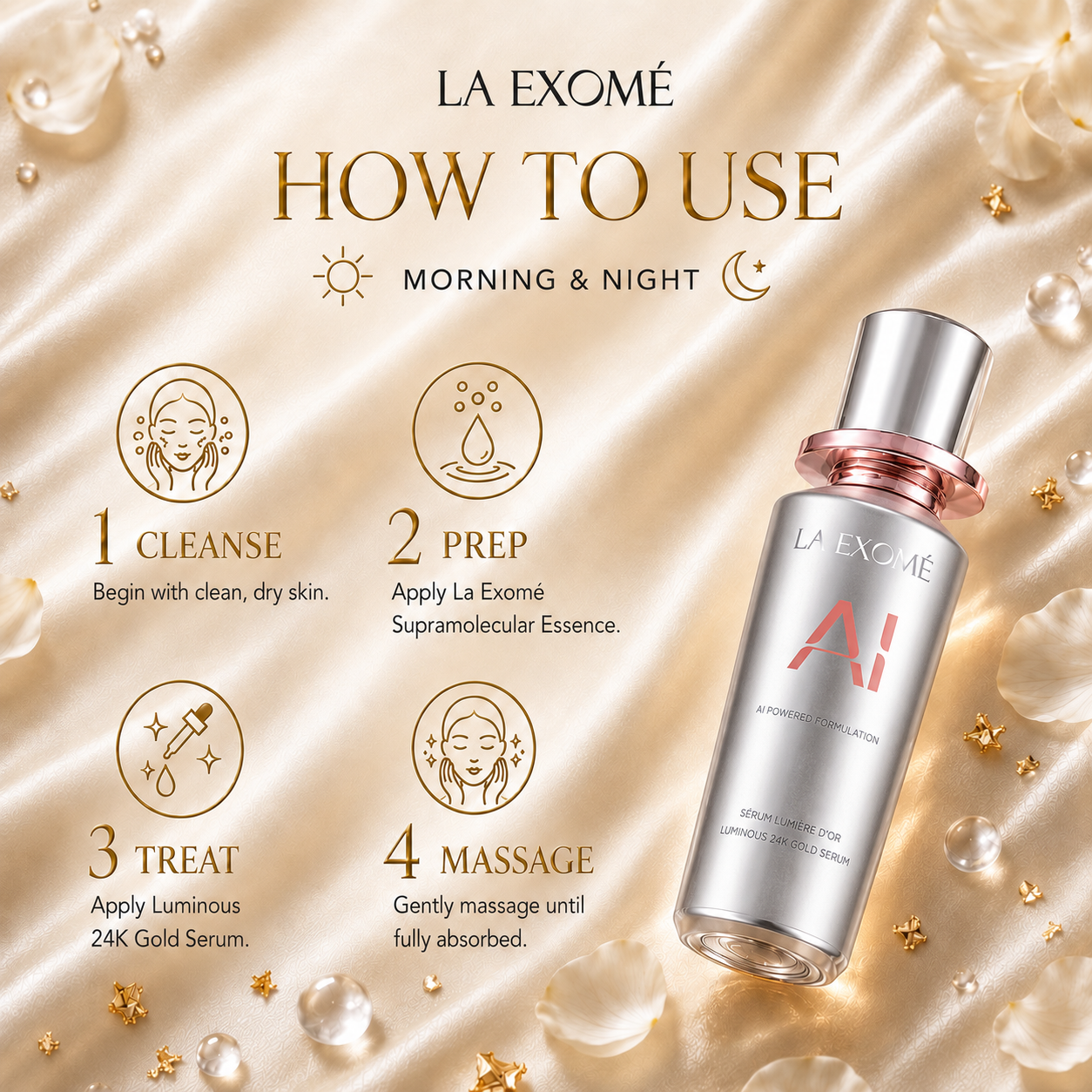 루미너스 24K 골드 세럼 (100ml) - 이미지 7